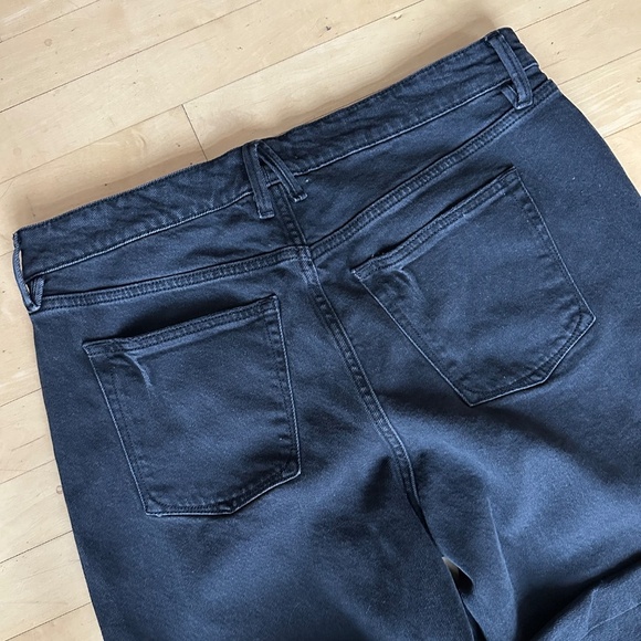 Good American '''Good Ease". wide leg black jeans, 12/31. P1404 - Picture 8 of 8